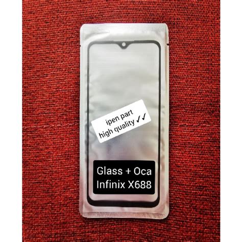 Layar Glass Already Oca X Hot Play Infinix Glass Touchscreen Lcd Touch Screen Shopee