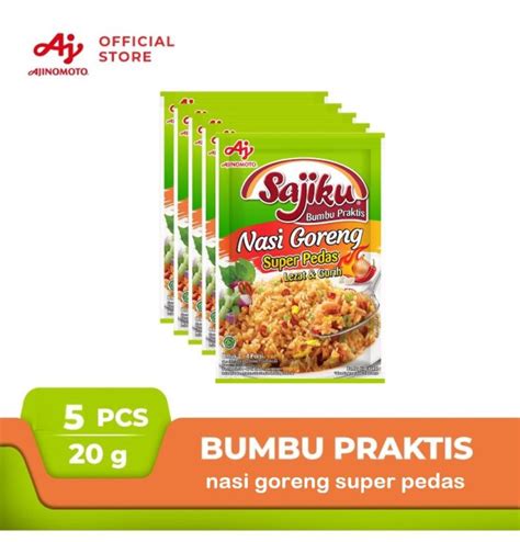 SAJIKU Bumbu Praktis Nasi Goreng Pedas 20g 5 Pcs Lazada Indonesia