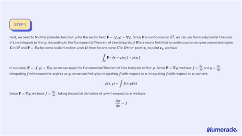 Solved Applying The Fundamental Theorem Of Line Integrals Suppose The