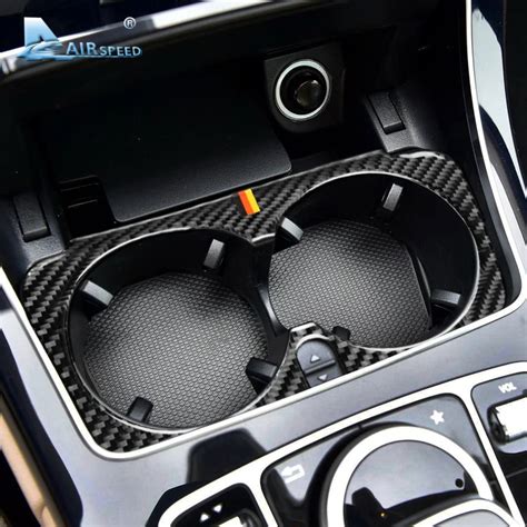 Airspeed For Mercedes Benz W205 C Class C180 C200 C300 Glc Accessories Carbon Fiber Car Interior