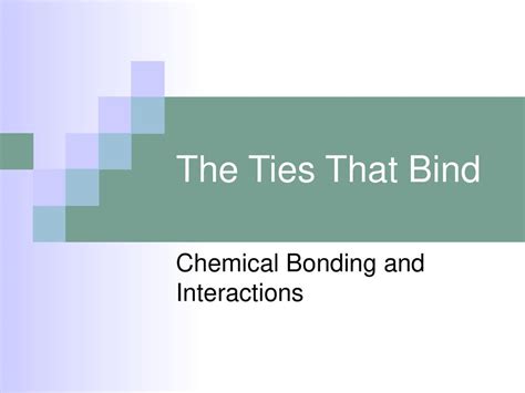 Chemical Bonding And Interactions Ppt Download