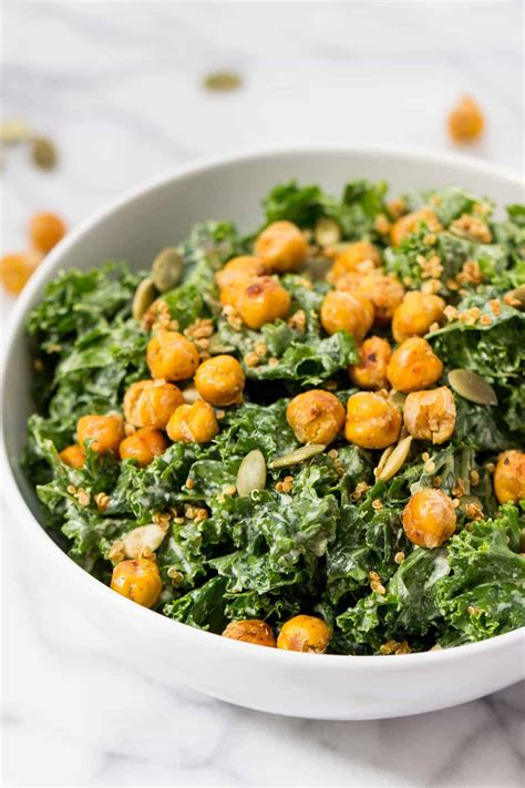 Vegan Kale Caesar Salad Recipe Simply Quinoa