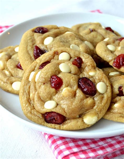 The Best White Chocolate And Cranberry Cookies Dels Cooking Twist