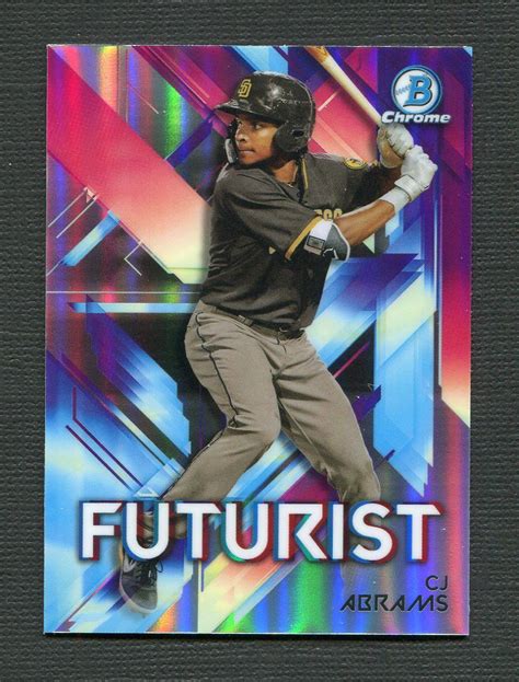 Bowman Chrome Futurist Refractors Futca Cj Abrams Padres Ebay