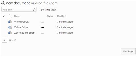 library paging  page button sharepoint mustard