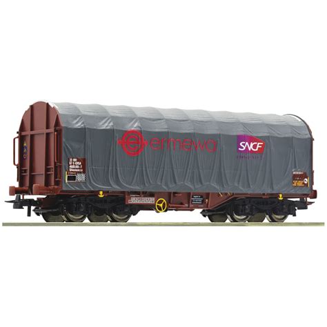 Wagon Bogies Bache ERMEWA SNCF 1 87 HO ROCO