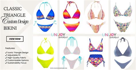 Timeless Elegance Of Triangle Bikini Custom Design Unijoy Reliable