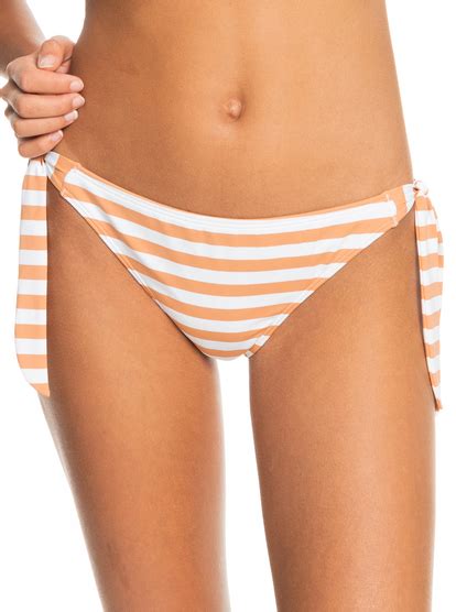 Printed Beach Classics Tie Side Cheeky Bikini Bottoms Roxy