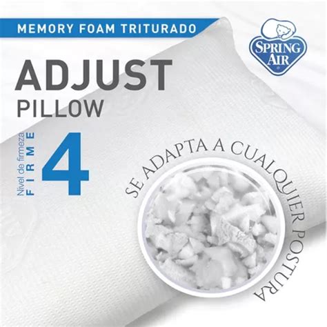 Almohada Memory Foam Ortopédica Spring Air Vital Antiacaros Envío gratis