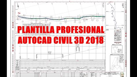 Plantilla Profesional AC3D 2018 AutoCAD Civil 3D 2018 YouTube