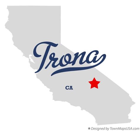 Map of Trona, CA, California