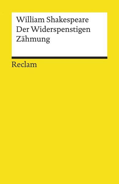 Der Widerspenstigen Zähmung von William Shakespeare als Taschenbuch