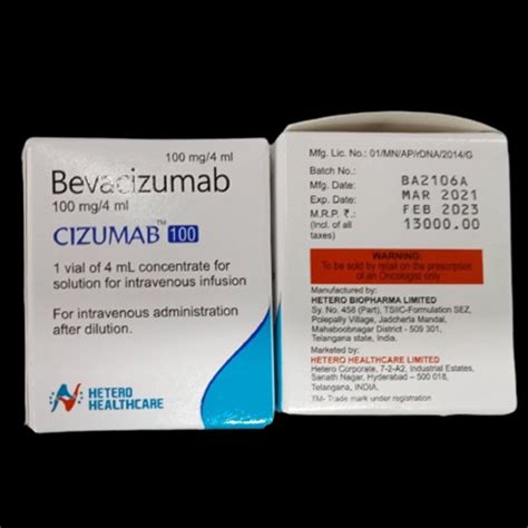 Bts Synergy Pvt Ltd Mg Ml Bevacizumab Injection Mg Ml