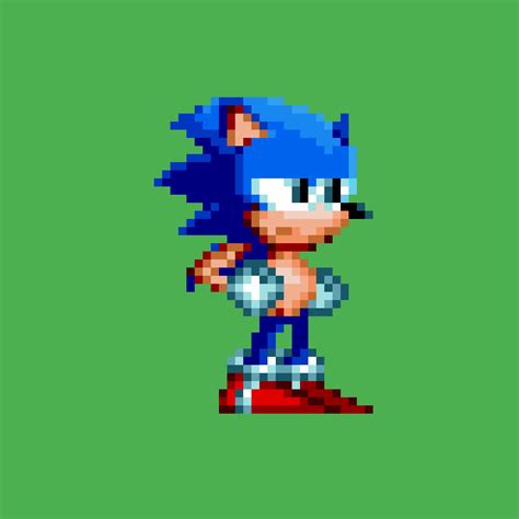 Pixilart Sonic Bored Sprites By Blueboxdude