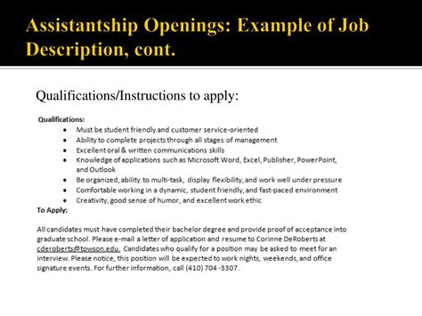 Assistantship Meaning - PPT - Graduate Assistantship Orientation Workshop PowerPoint ...