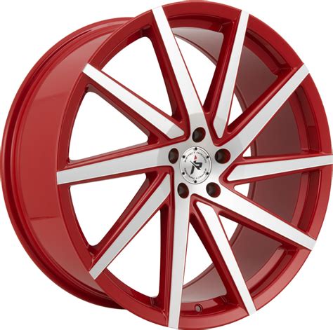 Pacific Wheel Distributors Reno Nevada Gloss Red W Machined Face