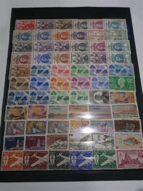 ANCIENNES COLONIES FRANCAISES Lot 128 Timbres Neufs Et Obliteres Bonne