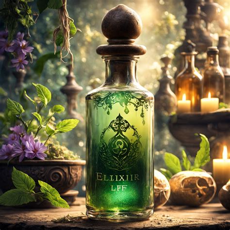 Elixir of Life A rare and potent potion made with magical in... by ... 