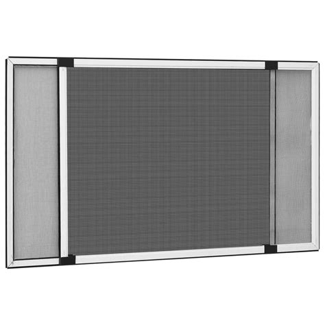 Moustiquaire extensible pour fenêtres Blanc 75 143 x50 cm vidaXL