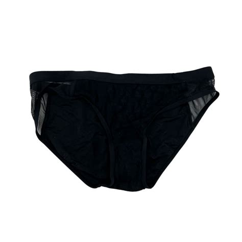 Aqua Blu Womens Black Classic Bikini Bottom Size Canadawide Liquidations