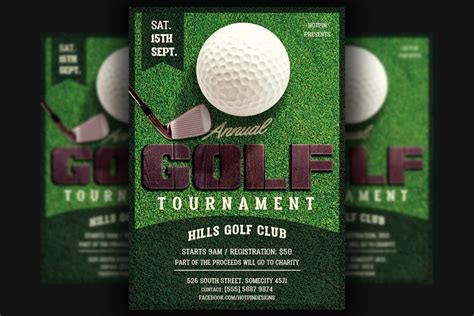 Golf Tournament Flyer Template (427538)