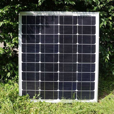 Monocrystalline Photovoltaic PV Solar Module 80W Solar Cells For Solar