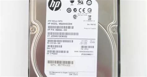 Hp Tb Rpm Gbps Hot Plug Sata Hard Disk