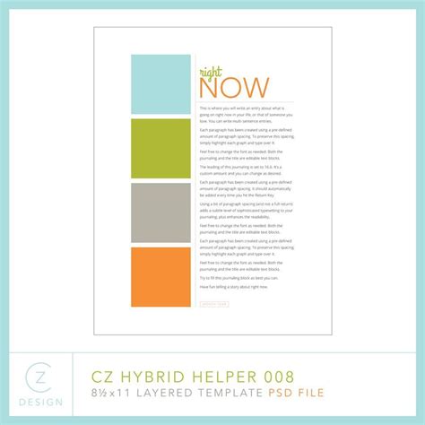 Digital Scrapbooking Template Cz Hybrid Helper Template Cathy