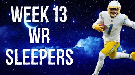 Wide Receiver Sleepers Week Fantasy Football Youtube