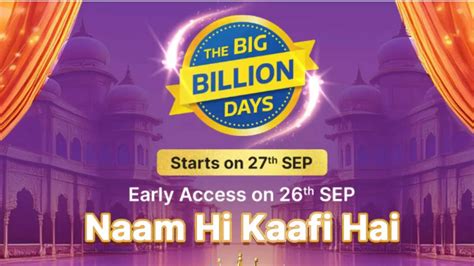 27 सितंबर से शुरू होगी Flipkart Big Billion Days Sale सस्ते में