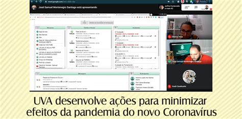 Uva Desenvolve Ações Para Minimizar Efeitos Da Pandemia Do Novo