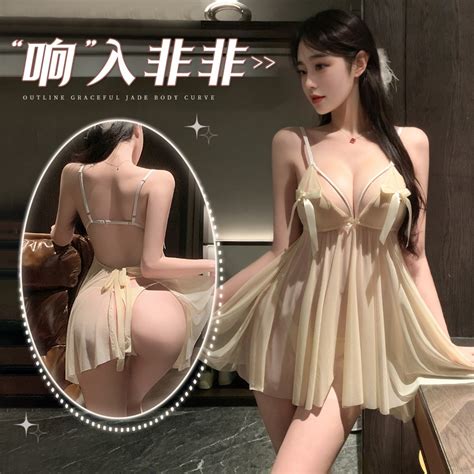Bebinca Topless See Through Nightdress Sexy Lingerie Sexy Pajamas Shopee Philippines