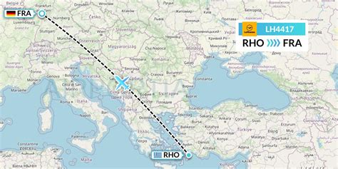 LH4417 Flight Status Lufthansa Rhodes To Frankfurt DLH4417