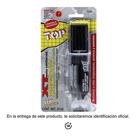 Pegamento epóxico Top Xtreme reinforced Reforzado de Acero 25 ml Walmart