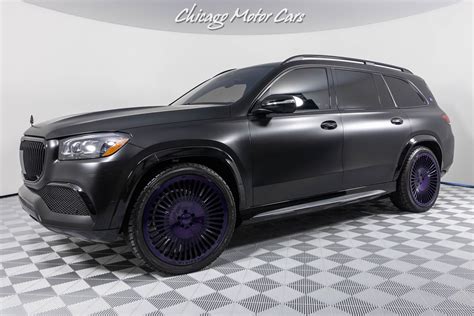 Used 2021 Mercedes Benz Gls Maybach 600 4matic Matte Black Wrap