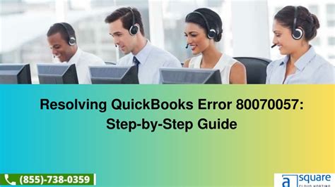 PPT Resolving QuickBooks Error Code 80070057 Step By Step Guide