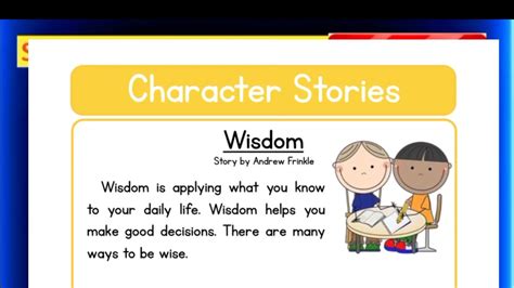 Character Stories Wisdom Youtube