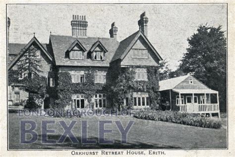 Pcd1637 Oakhurst Retreat House Erith C1920 Bexley Borough