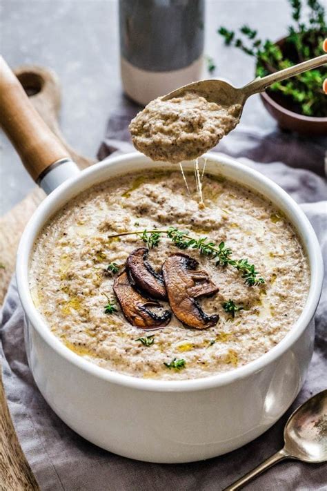 Creamy Roasted Mushroom Soup Recipe