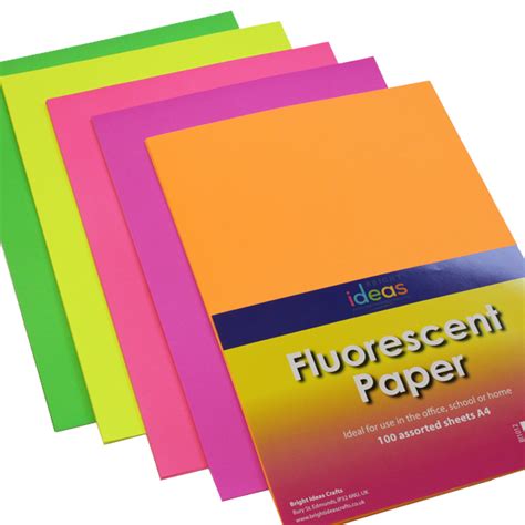 Fluorescent Paper - Bright Ideas Crafts