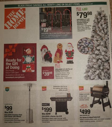 Home Depot Pre Black Friday Ad