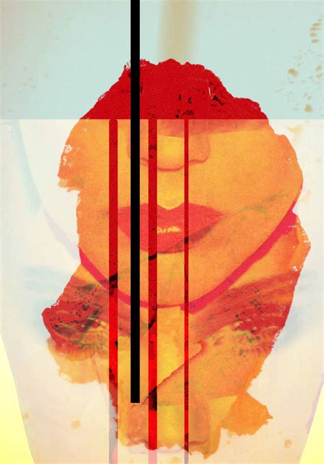 Stunning Limited Edition Art Print Woman Face Red Yellow Wall Art