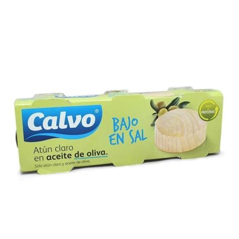 Calvo At N Claro Bajo En Sal En Aceite De Oliva X