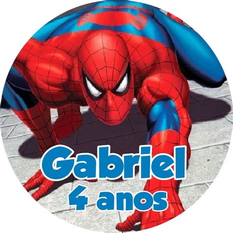 Papel Arroz HOMEM ARANHA No Elo7 Kath S 6615B5