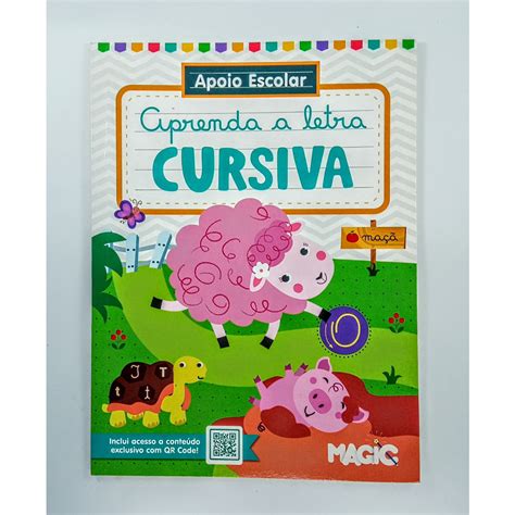 Livro Apoio Escolar Aprenda A Letra Cursiva Capa Comum Ciranda