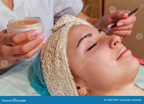 Beautiful Woman At Spa Procedure Stock Photo Image Of Body Enjoying