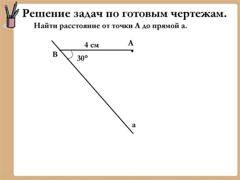 Расстояние от точки до прямой. Расстояние между двумя параллельными ...