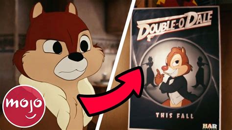 Top 10 Easter Eggs In Chip N Dale Rescue Rangers You Missed Youtube