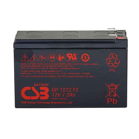 Аккумулятор CSB GP 1272 F2 (12V / 7.2Ah) купить в г. Москва, выгодные ...