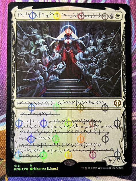 Elesh Norn Mother Of Machines One Phyrexian Step Compleat Foil